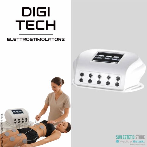 Digi Tech elettrostimolatore digitale tonificazione e dimagrimento