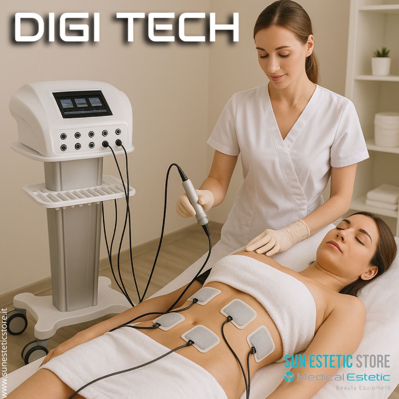 Digi Tec F350 Elettrostimolatore digitale tonificazione