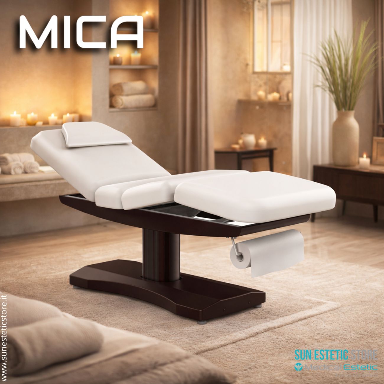 Mica lettino massaggio a 3 sezioni elettrico a 3 motori