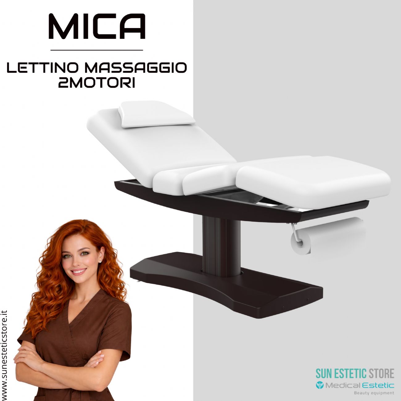 Mica lettino massaggio a 3 sezioni elettrico a 3 motori