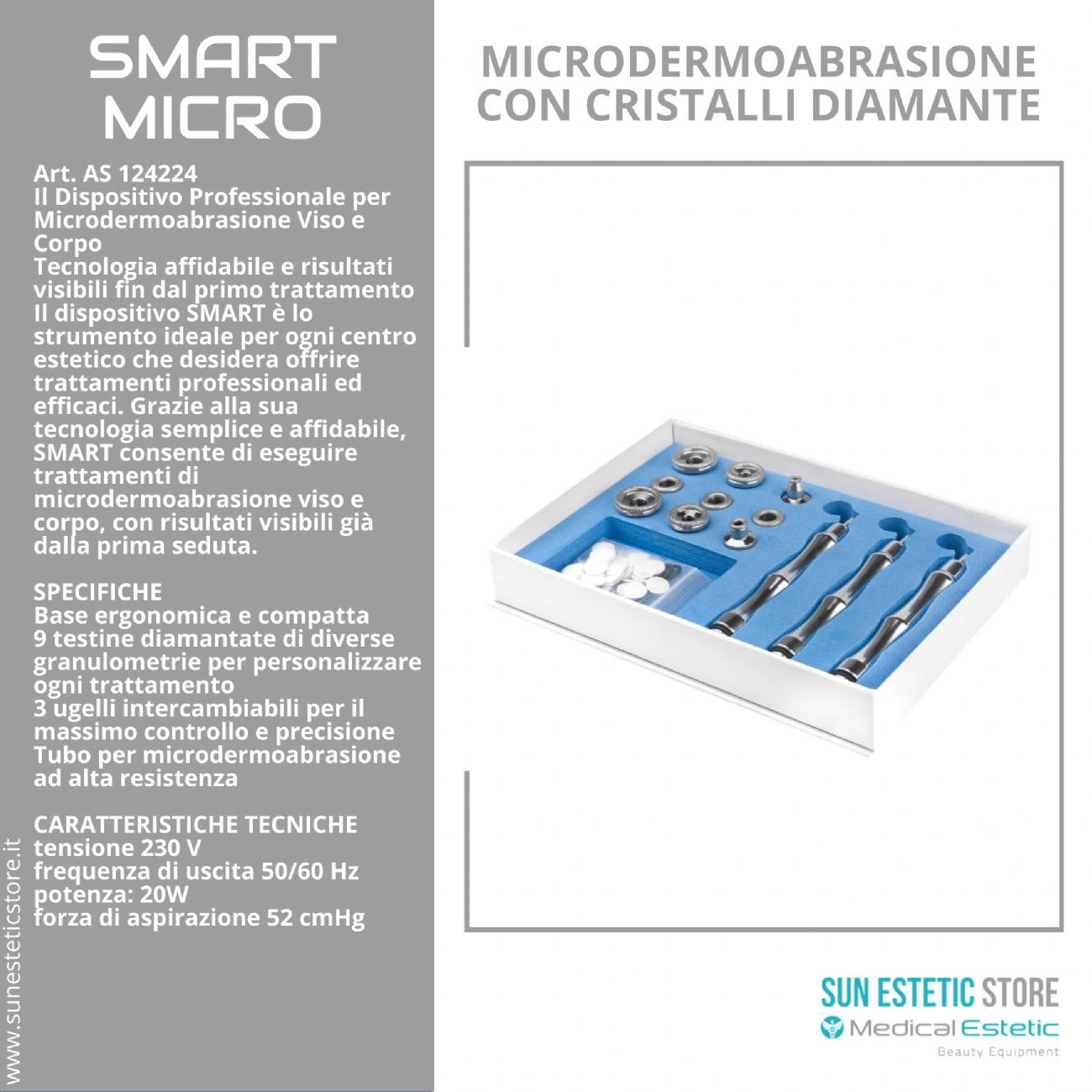 Smart Microdermoabrasione con cristalli di diamante