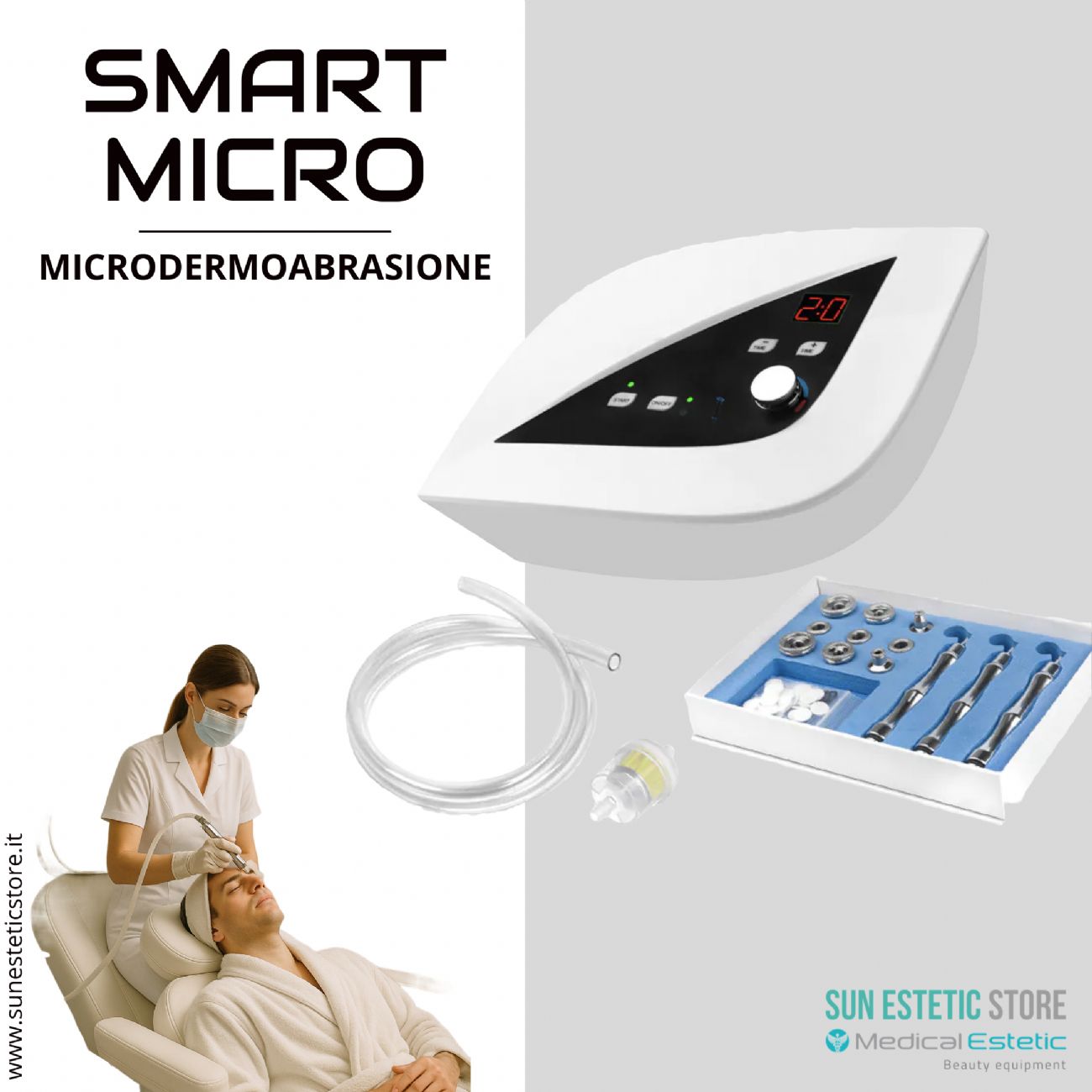 Smart Microdermoabrasione con cristalli di diamante