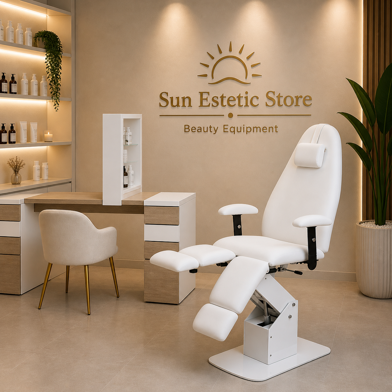 Extens poltrona podologica per estetica 1 motore