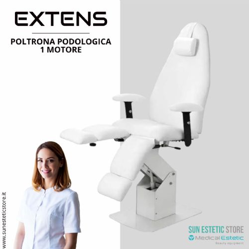 Extens poltrona podologica per estetica 1 motore