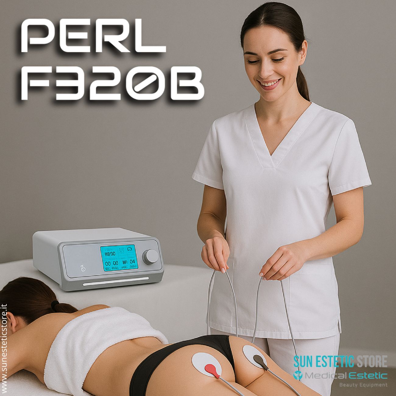 Perl F320B EMS Elettrostimolatore estetica 4 canali