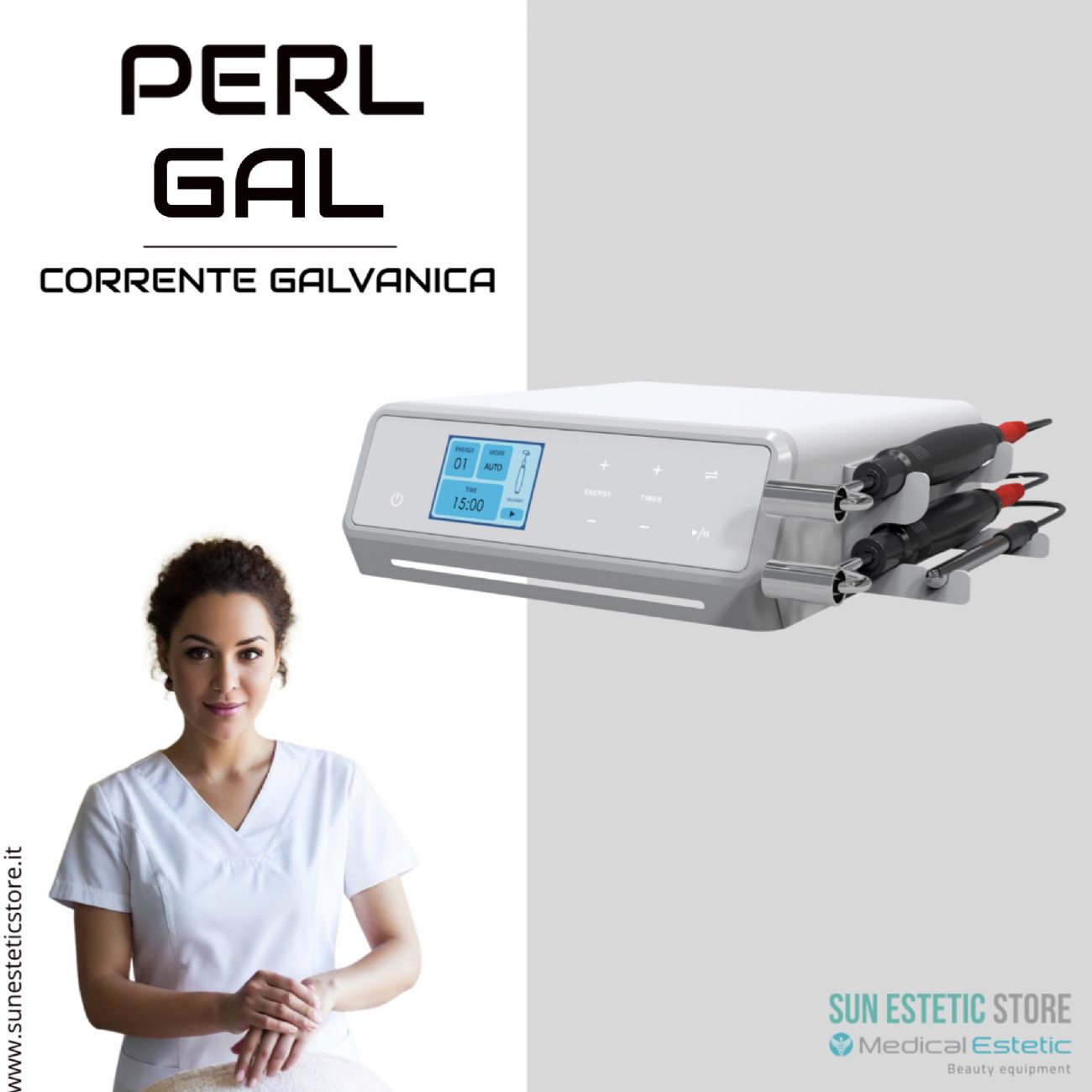 Perl Gal F313B Corrente galvanica estetica