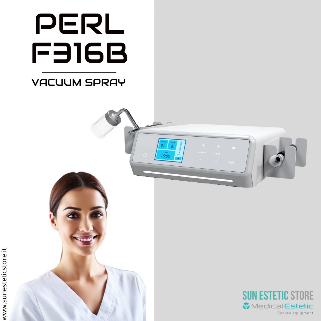 Perl F316B Vacuum Spray apparecchiatura estetica