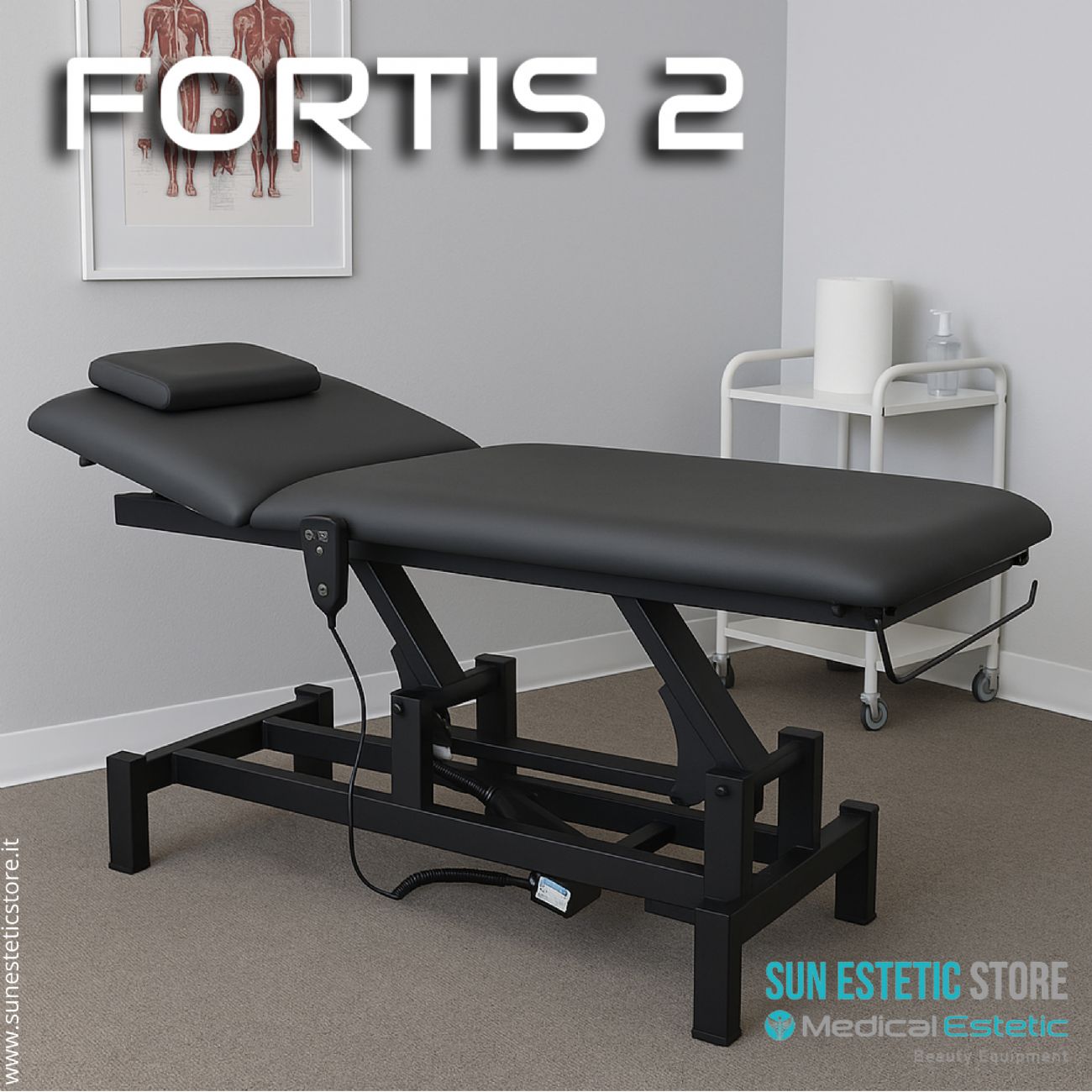 Fortis 2 lettino fisioterapia 2 sezioni 1 motore