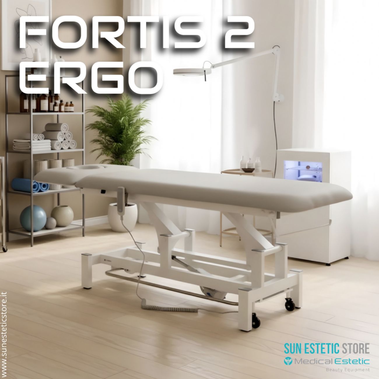 Fortis 2 Ergo lettino fisioterapia 1 motore con perimetrale