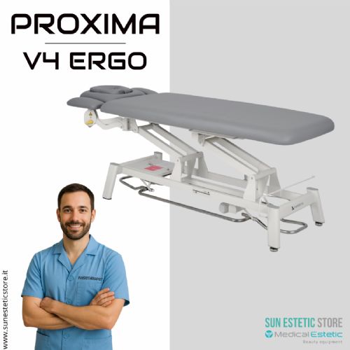 Proxima 04 lettino fisioterapia 4 sezioni 2 motori con perimetrale