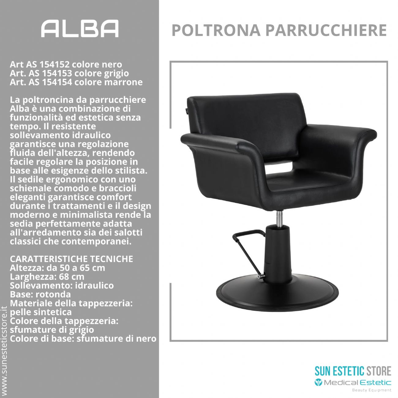 Alba poltroncina taglio parrucchiere