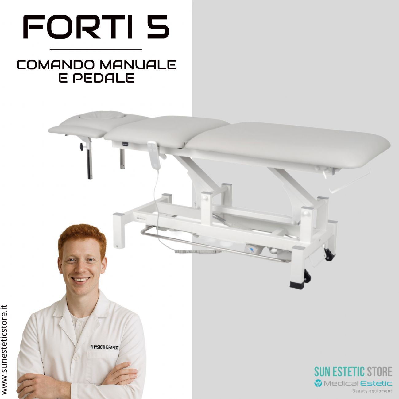 Fortis 5 Ergo lettino fisioterapia 5 sezioni