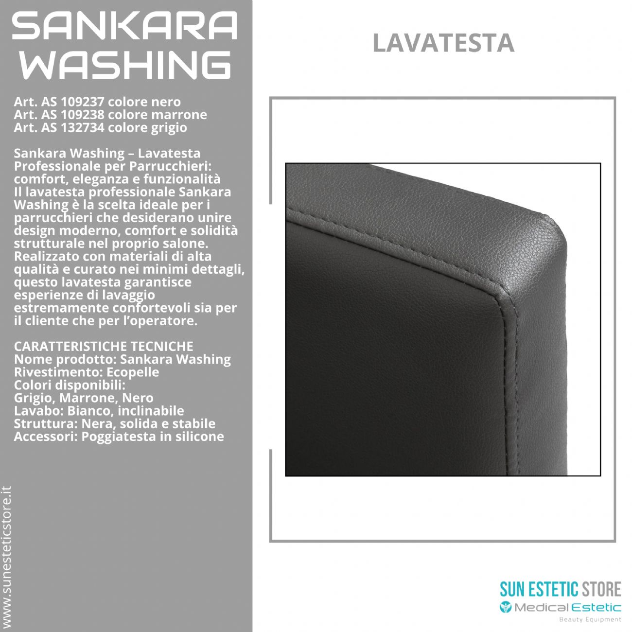 Sankara washing lavatesta parrucchiere