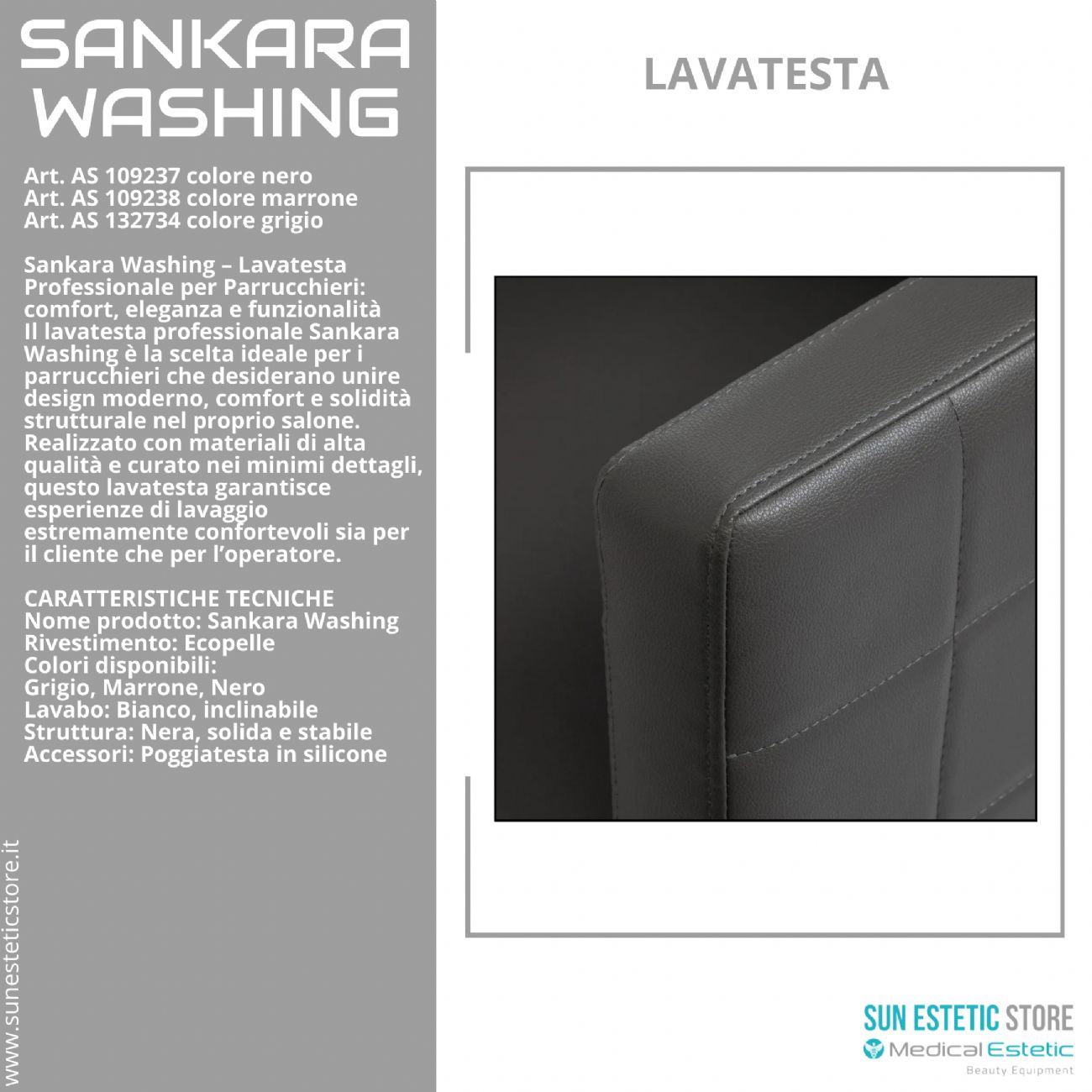 Sankara washing lavatesta parrucchiere