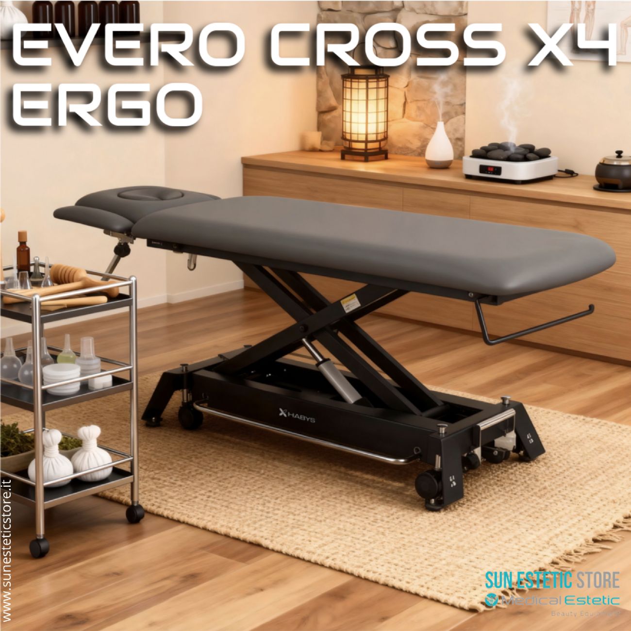 Evero Cross 4 Ergo lettino fisioterapia 4 sezioni