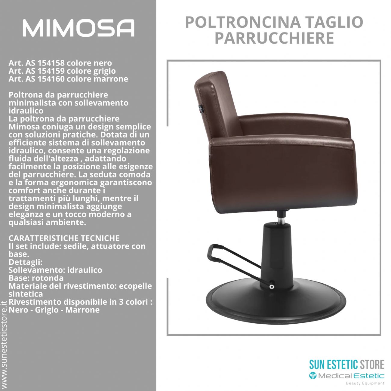 Mimosa poltroncina taglio parrucchiere