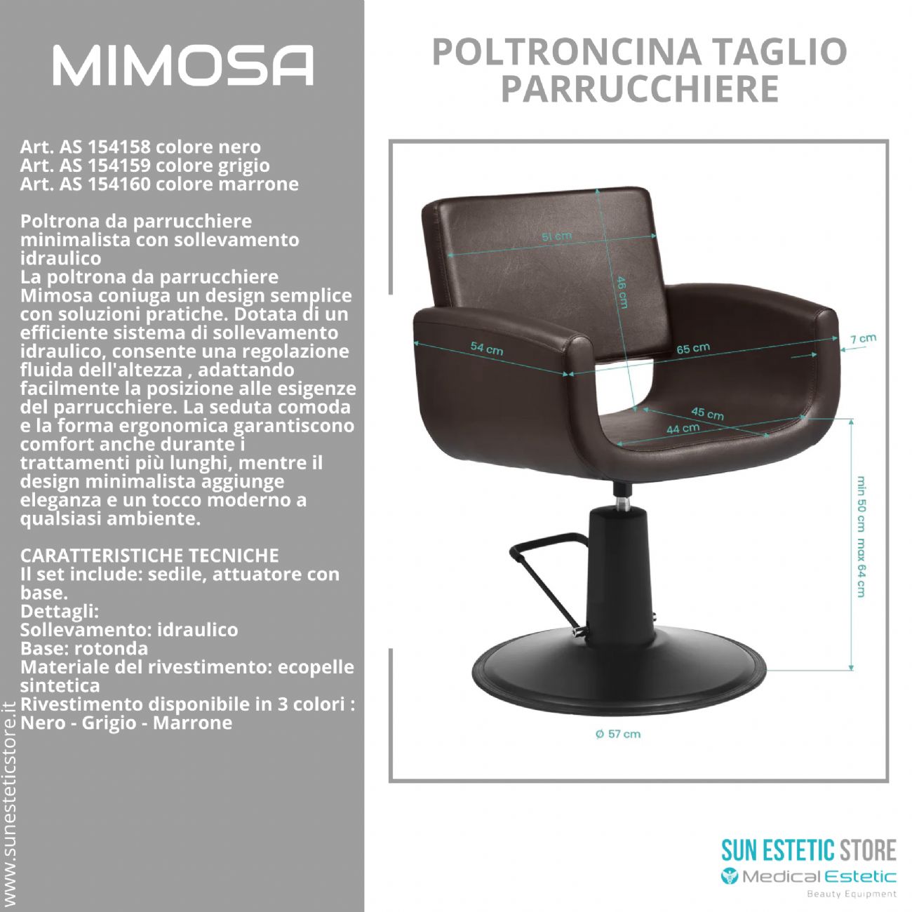 Mimosa poltroncina taglio parrucchiere