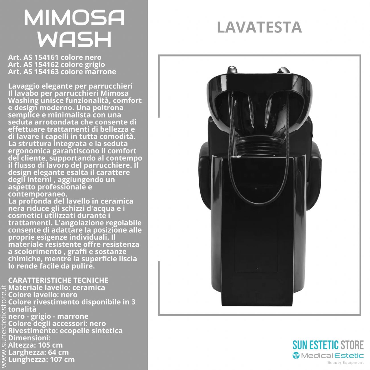 Mimosa Washing poltrona lavatesta lavaggio