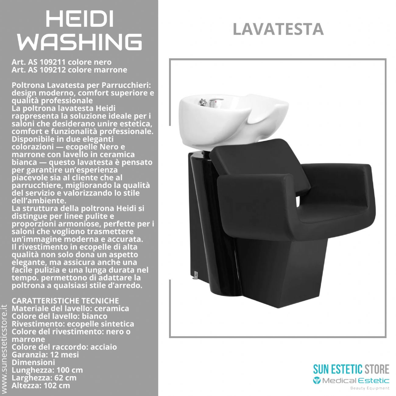 Heidi washing poltrona lavatesta