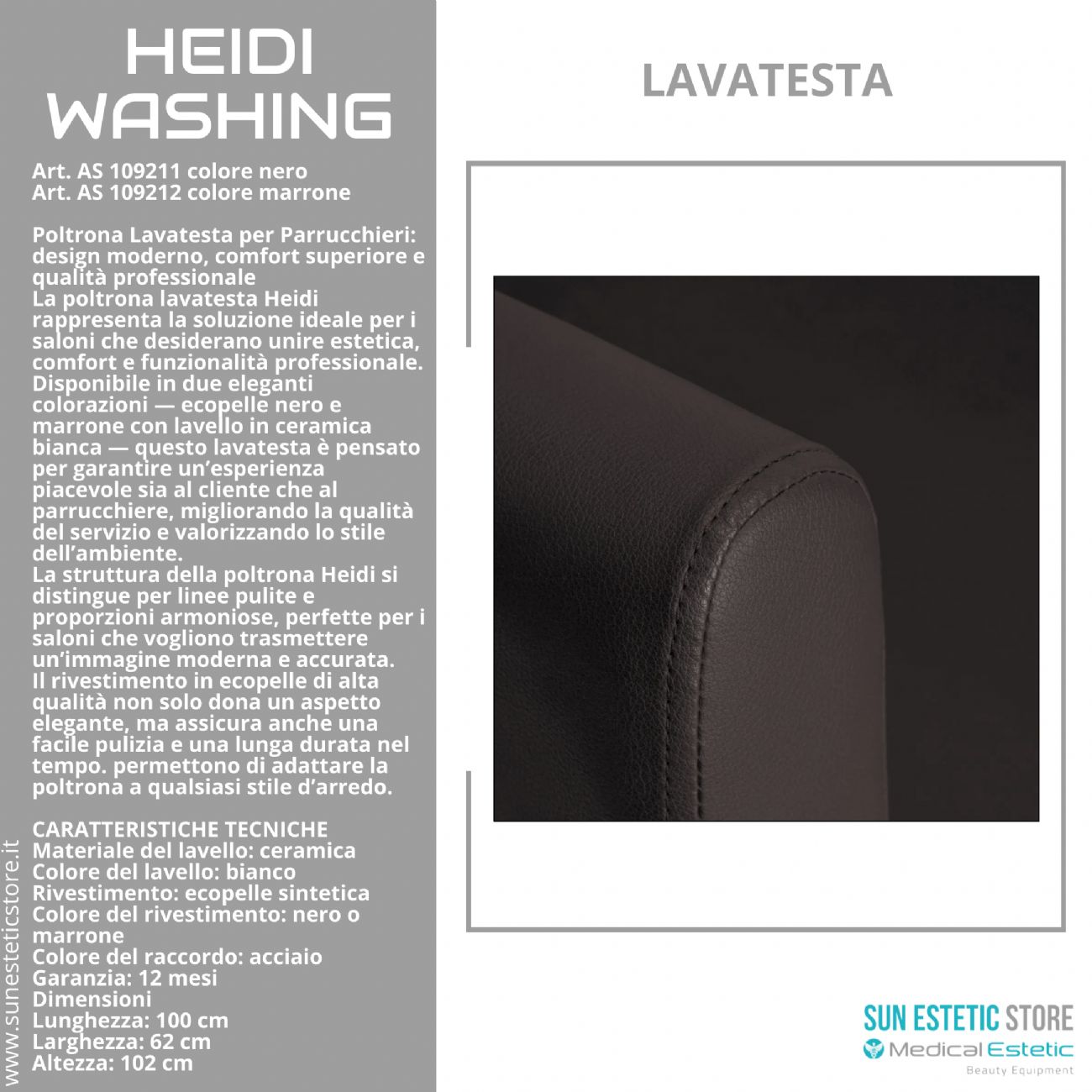 Heidi washing poltrona lavatesta