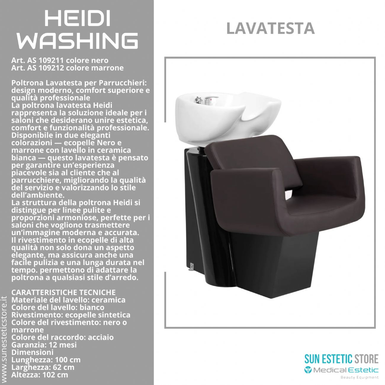 Heidi washing poltrona lavatesta