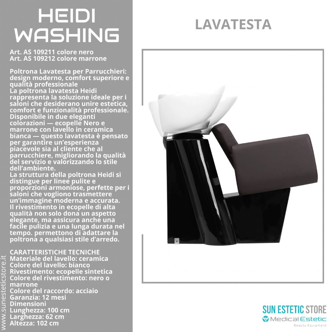 Heidi washing poltrona lavatesta