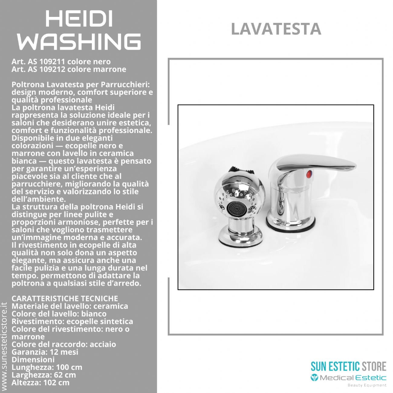 Heidi washing poltrona lavatesta