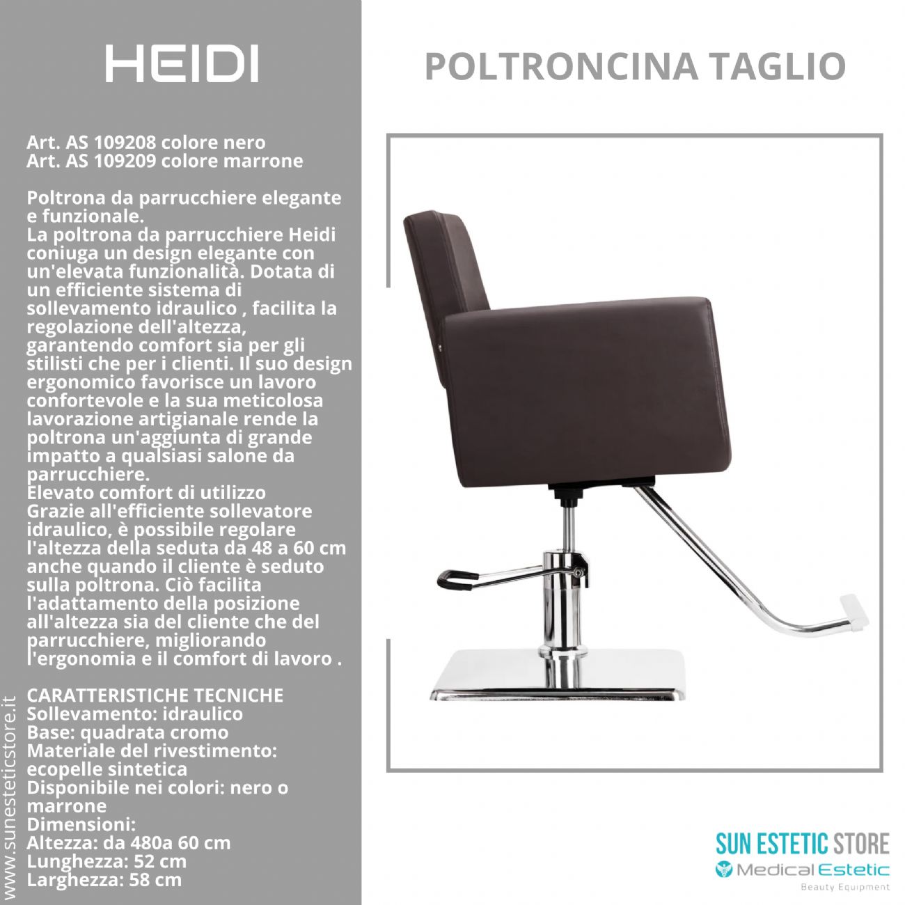 Heidi poltroncina taglio parrucchiere