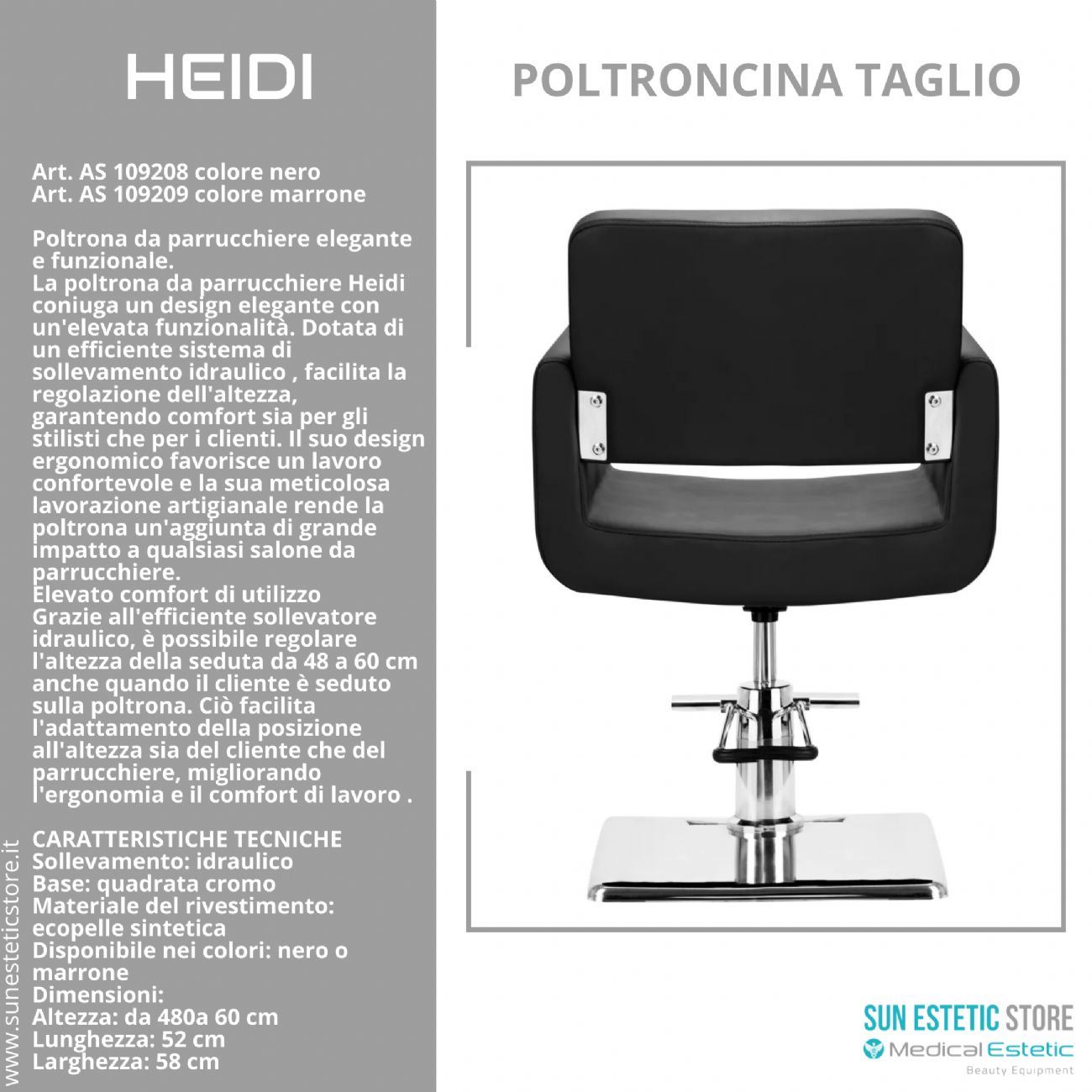 Heidi poltroncina taglio parrucchiere