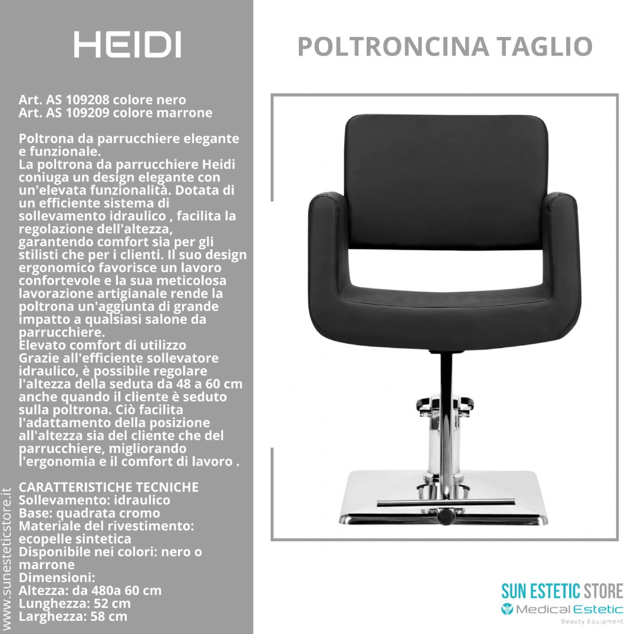 Heidi poltroncina taglio parrucchiere
