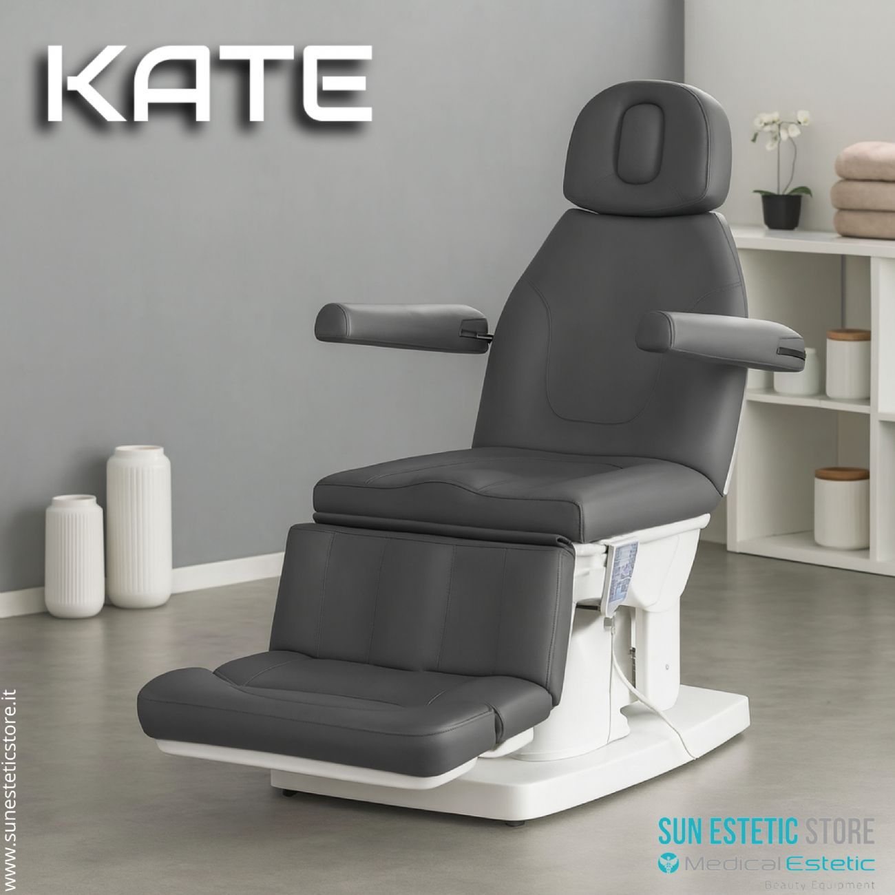 Kate poltrona lettino podologica 4 motori