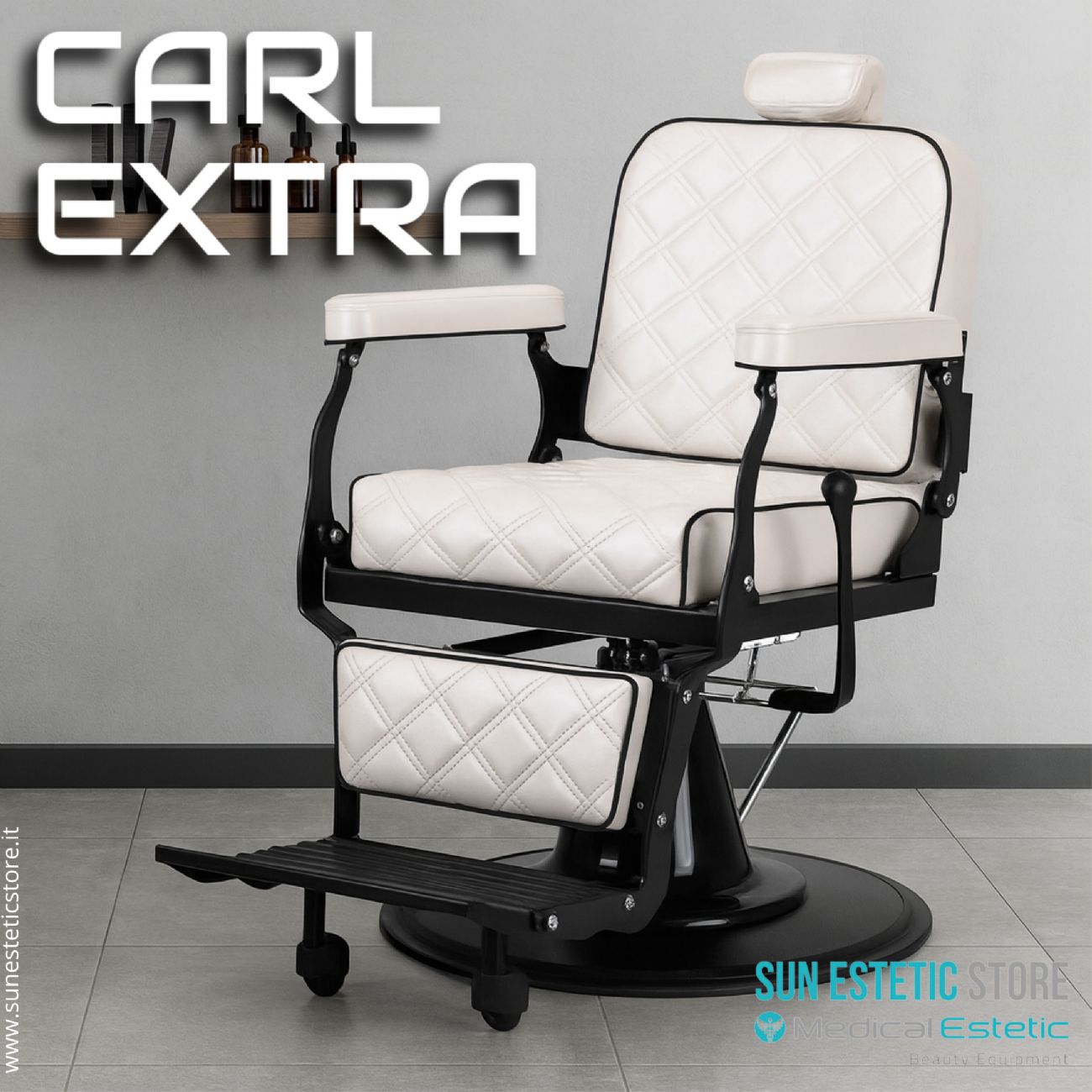 Carl Extra poltrona maschile barbiere barber