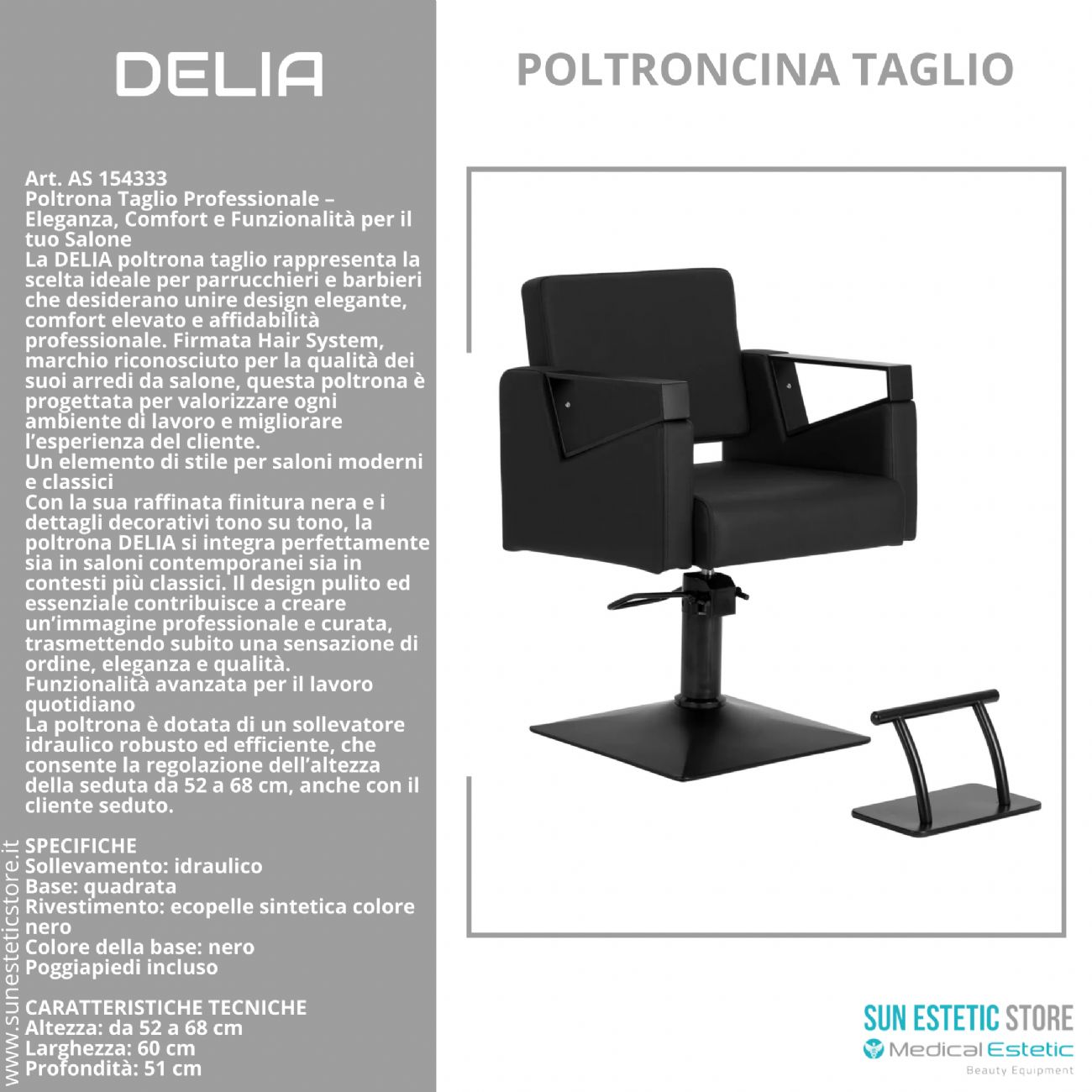 Delia poltroncina taglio parrucchiere