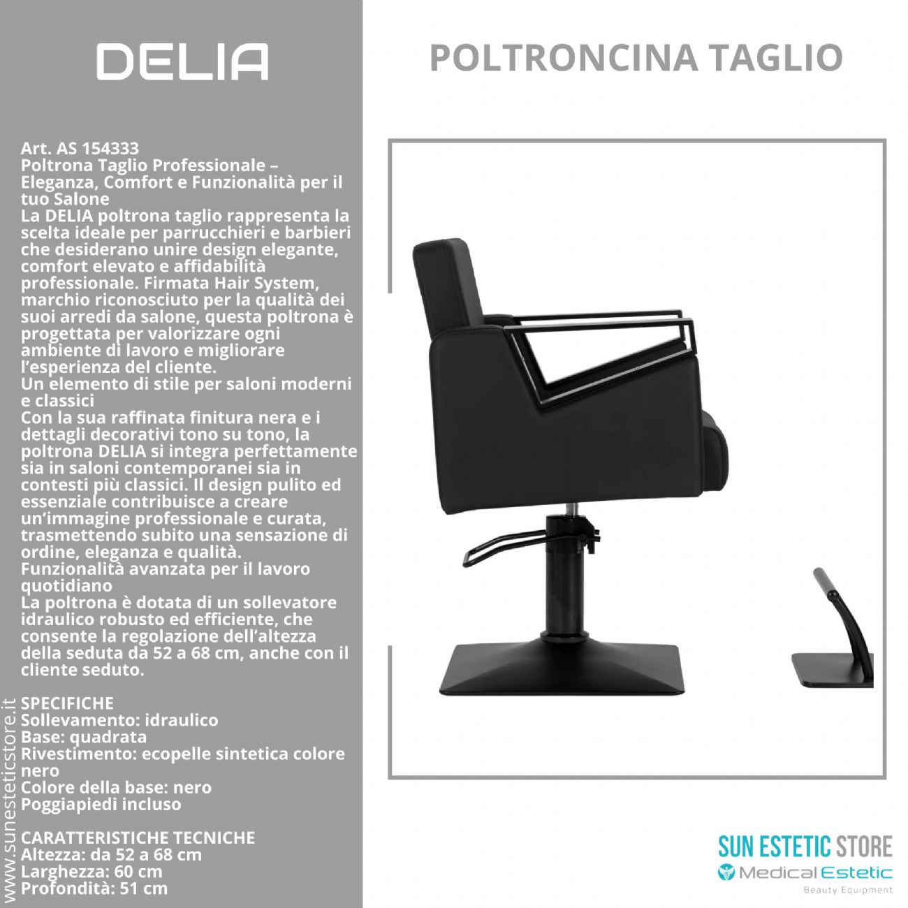 Delia poltroncina taglio parrucchiere