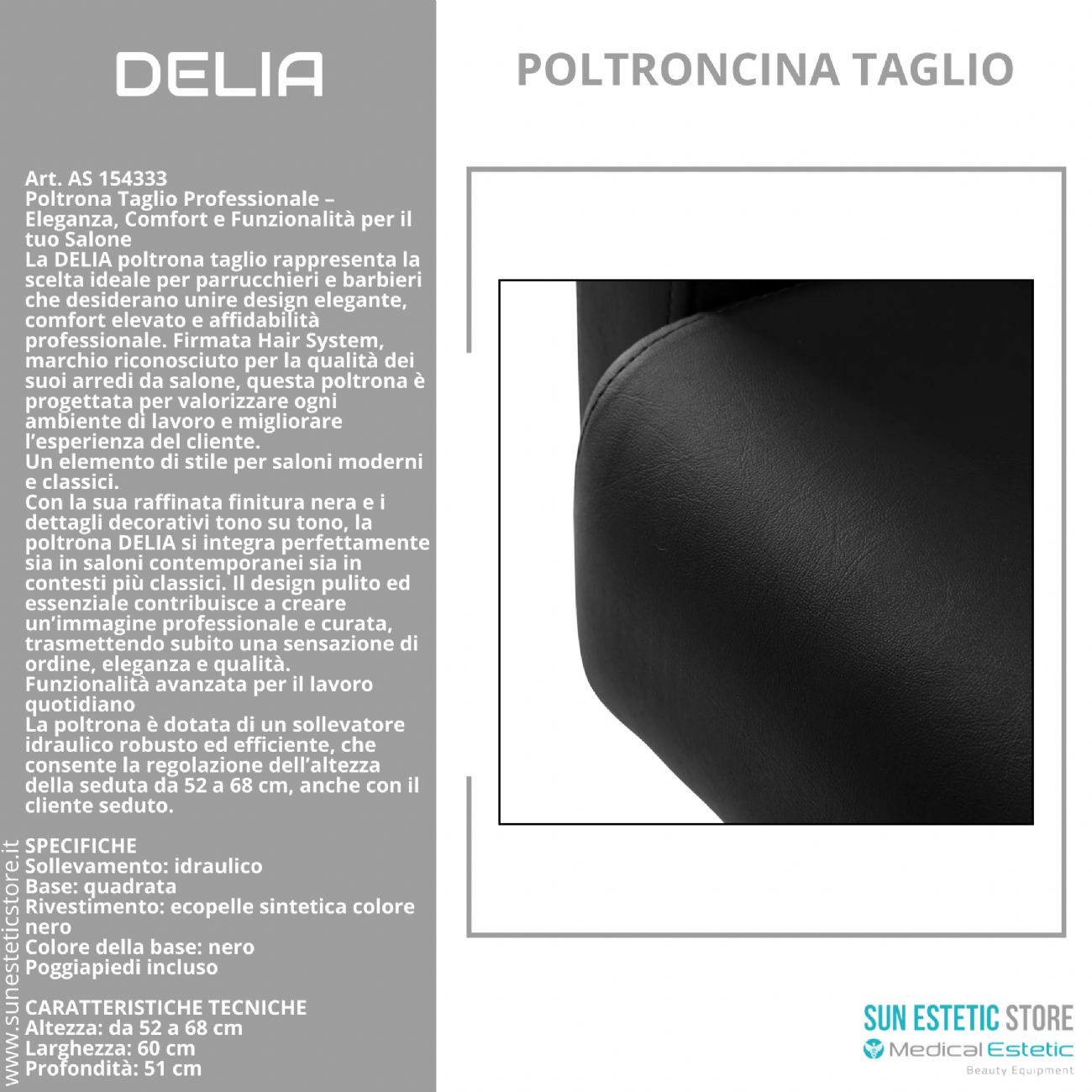Delia poltroncina taglio parrucchiere
