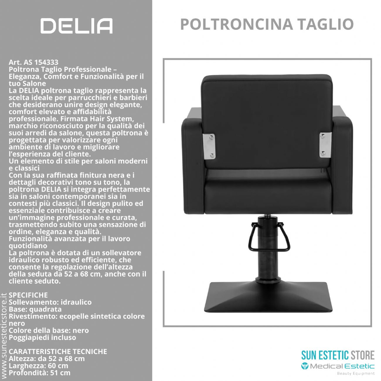 Delia poltroncina taglio parrucchiere