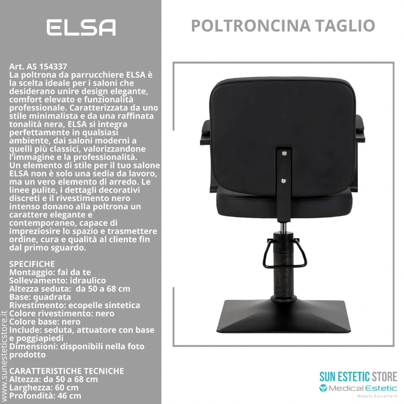 Elsa poltroncina taglio parrucchiere