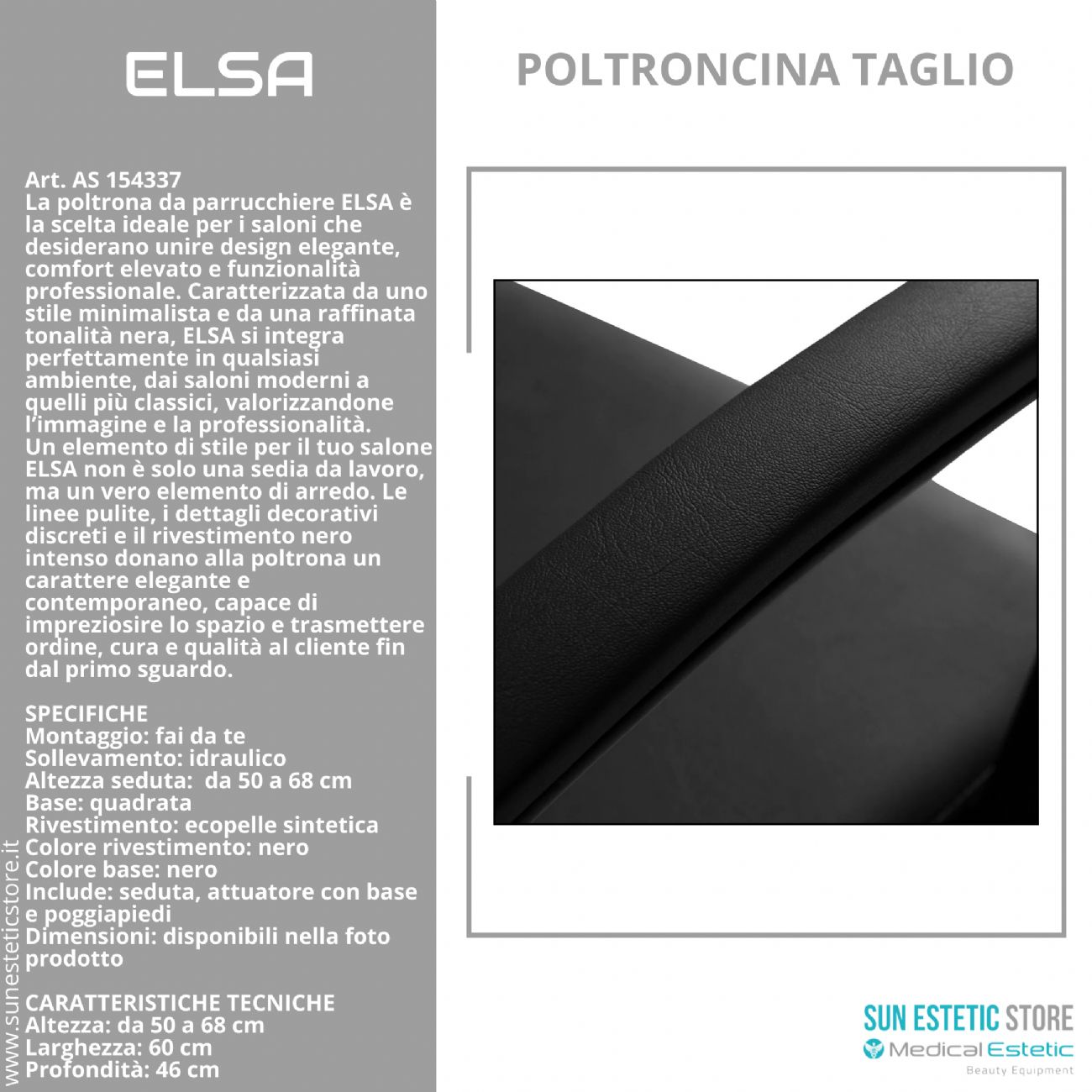 Elsa poltroncina taglio parrucchiere
