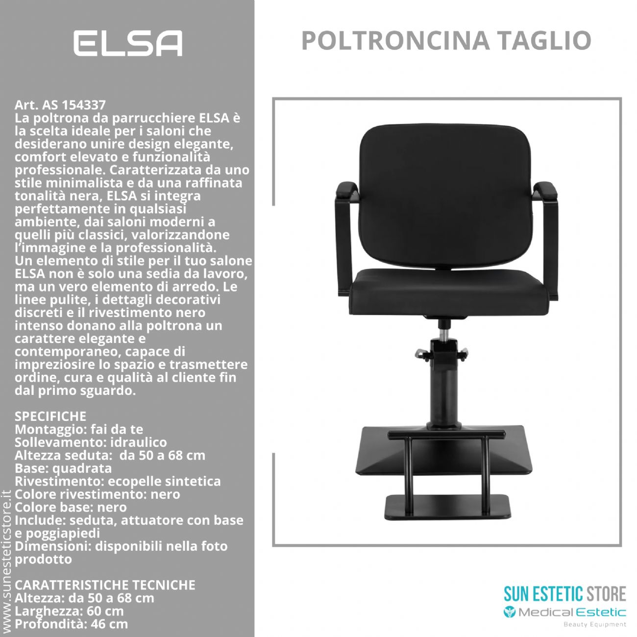 Elsa poltroncina taglio parrucchiere