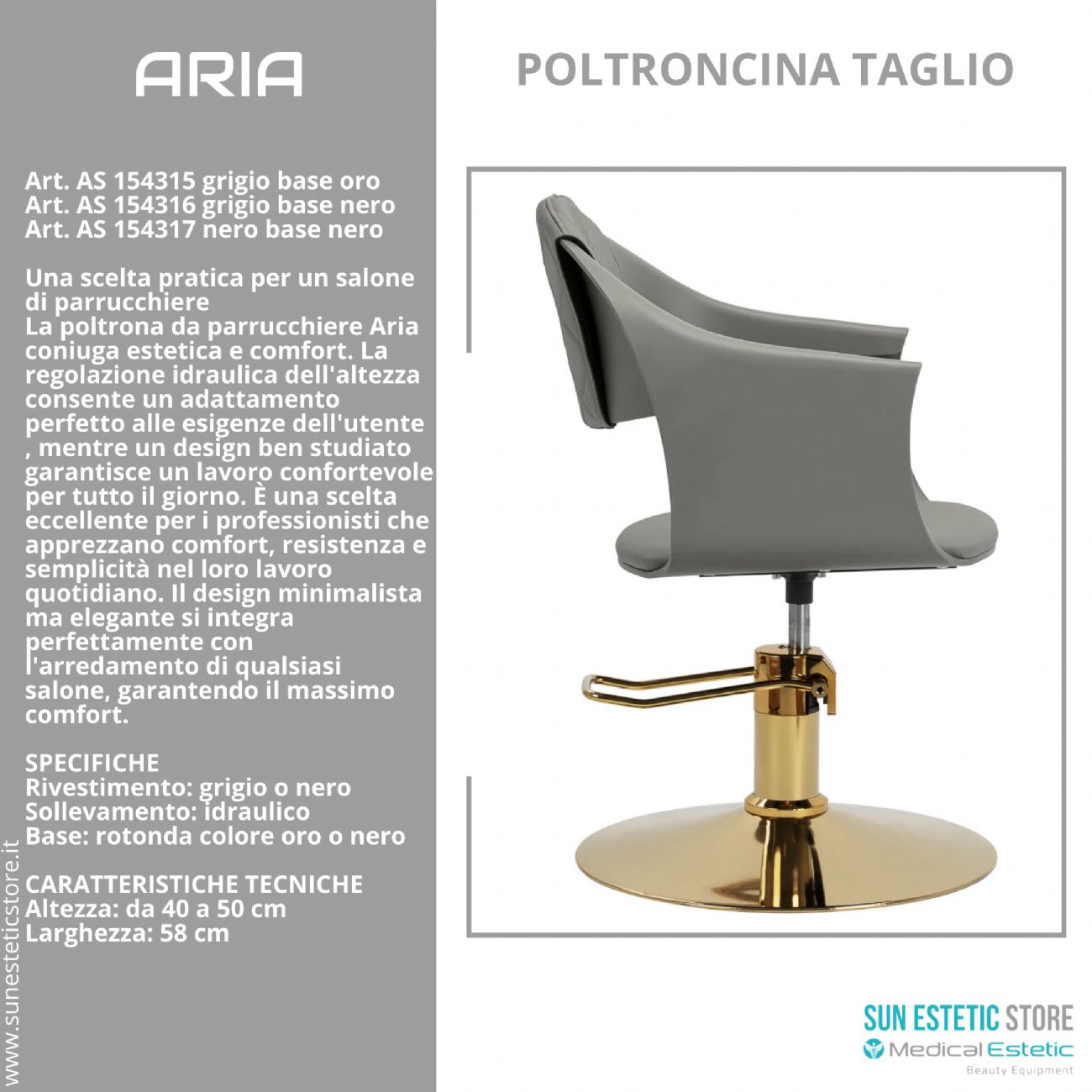 Aria poltroncina taglio parrucchiere