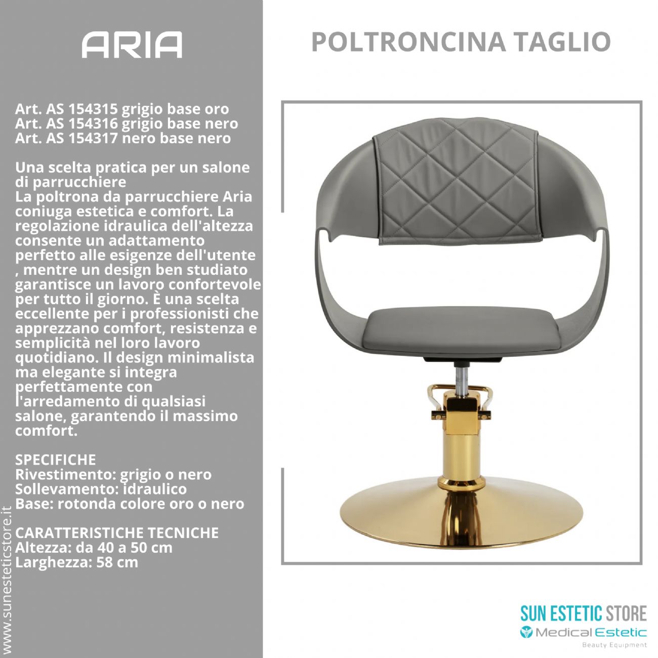 Aria poltroncina taglio parrucchiere