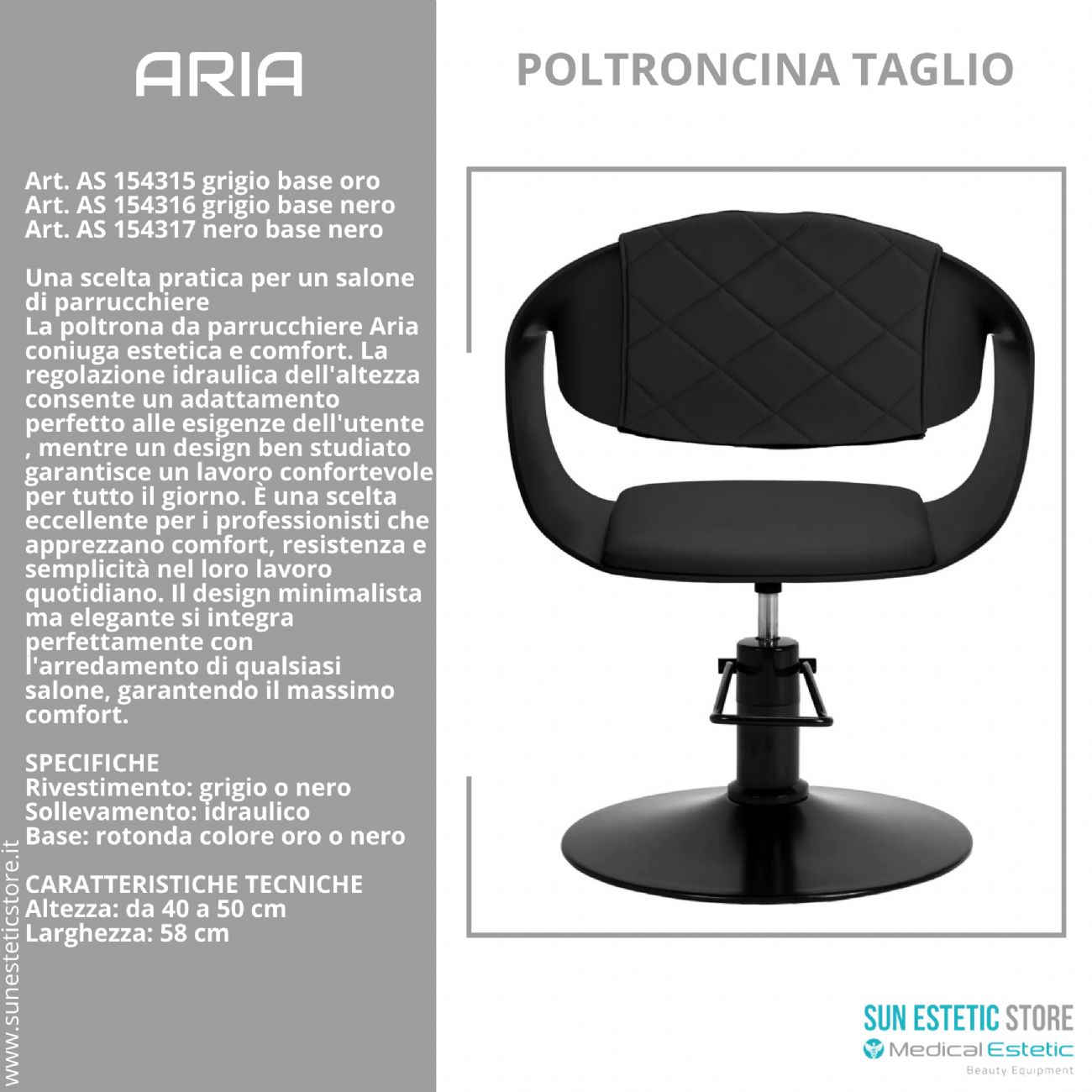 Aria poltroncina taglio parrucchiere