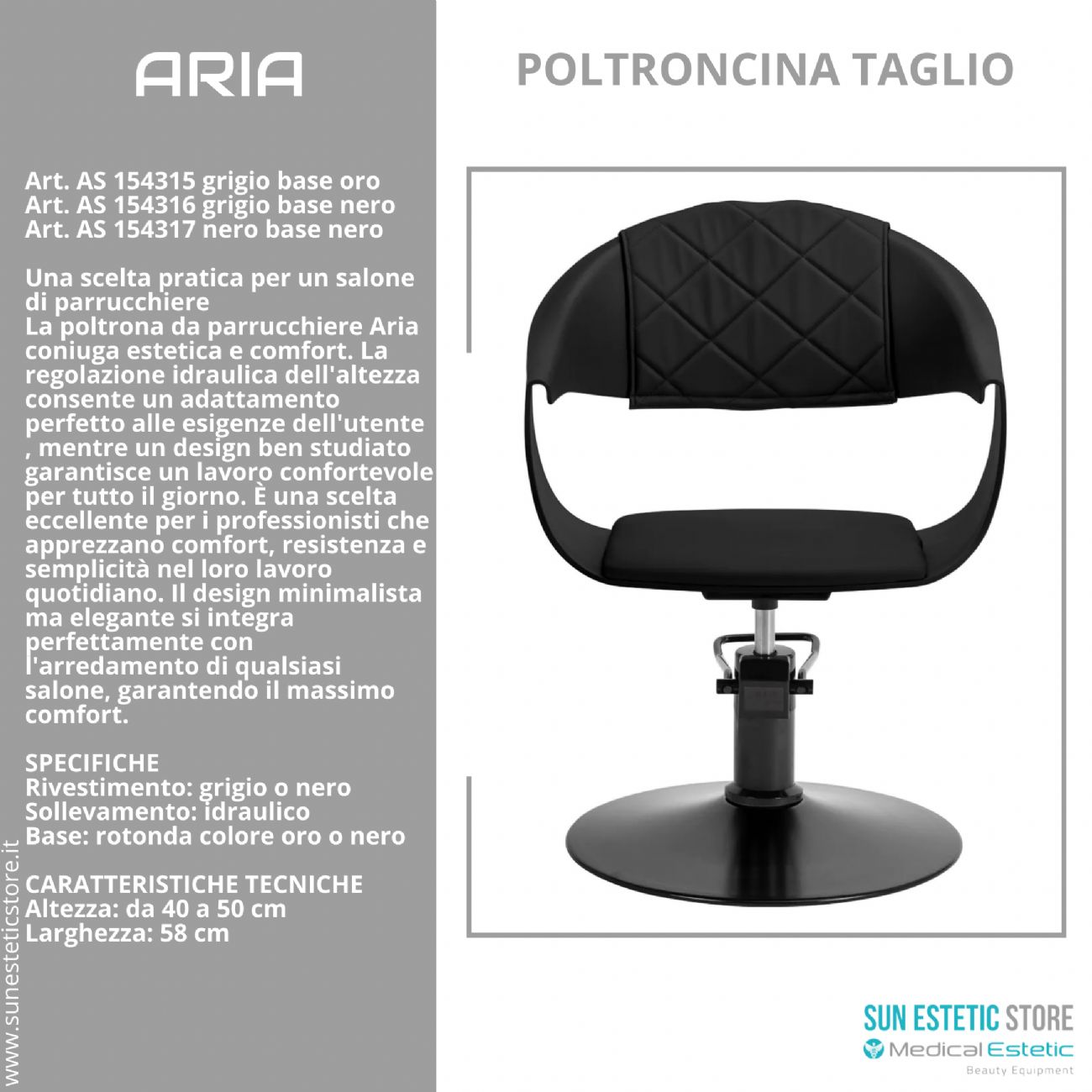 Aria poltroncina taglio parrucchiere