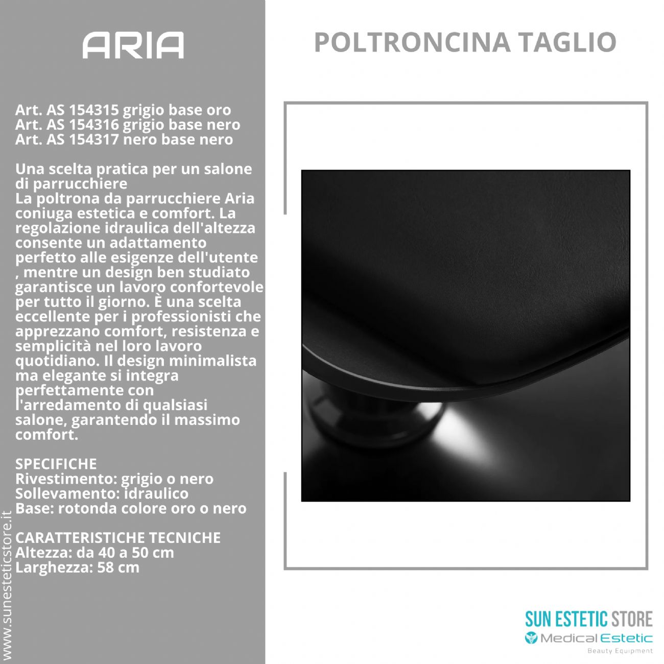 Aria poltroncina taglio parrucchiere