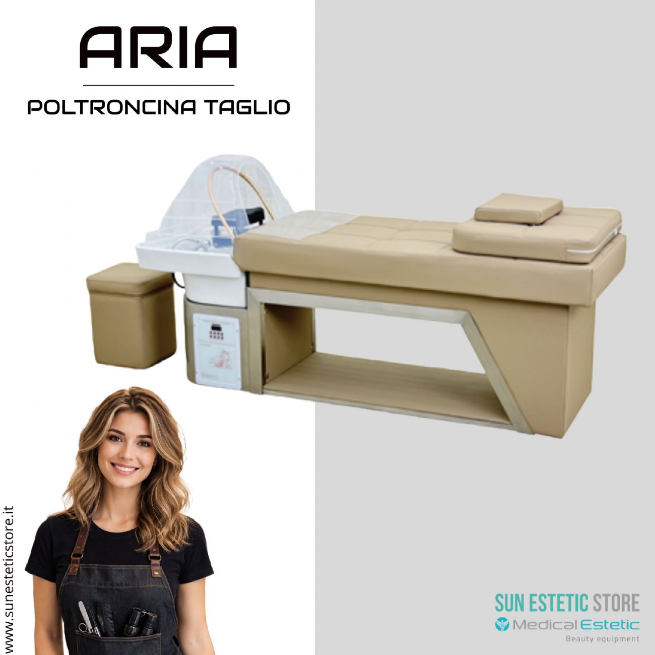 Nirvana lettino trattamenti head spa parrucchiere