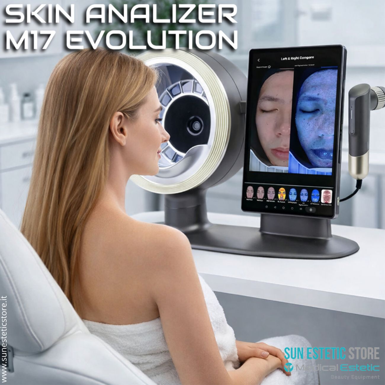 Skin Analyzer M17 Evolution analizzatore pelle e cuoio capelluto