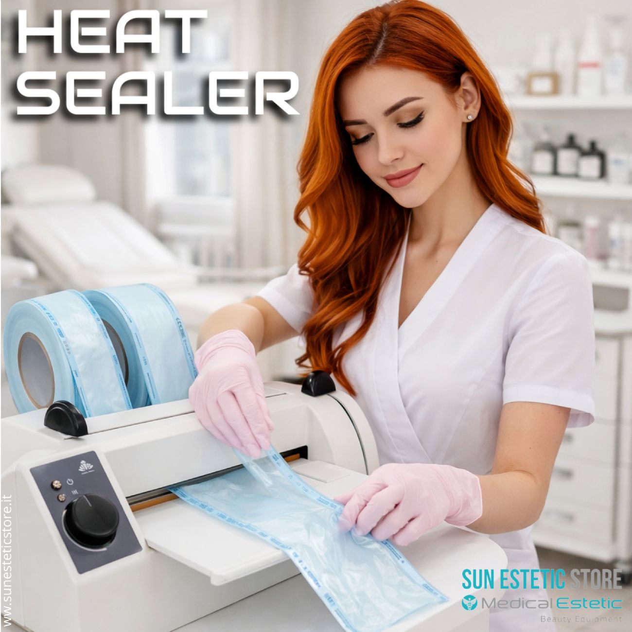 Heat Sealer termosigillatrice buste sterilizzazione