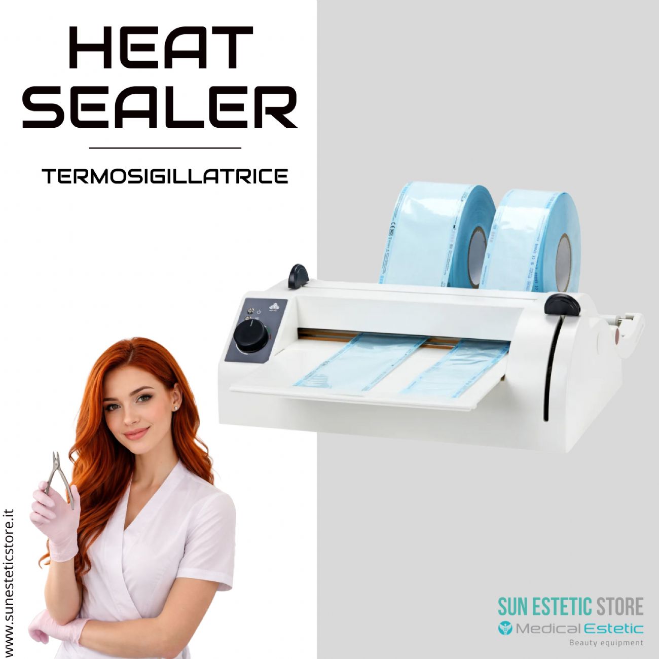 Heat Sealer termosigillatrice buste sterilizzazione