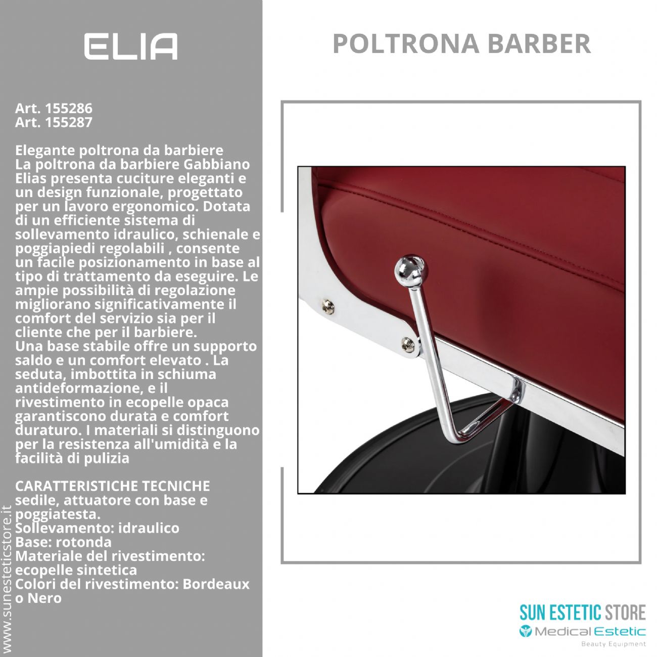 Elia Poltrona barbiere barber shop