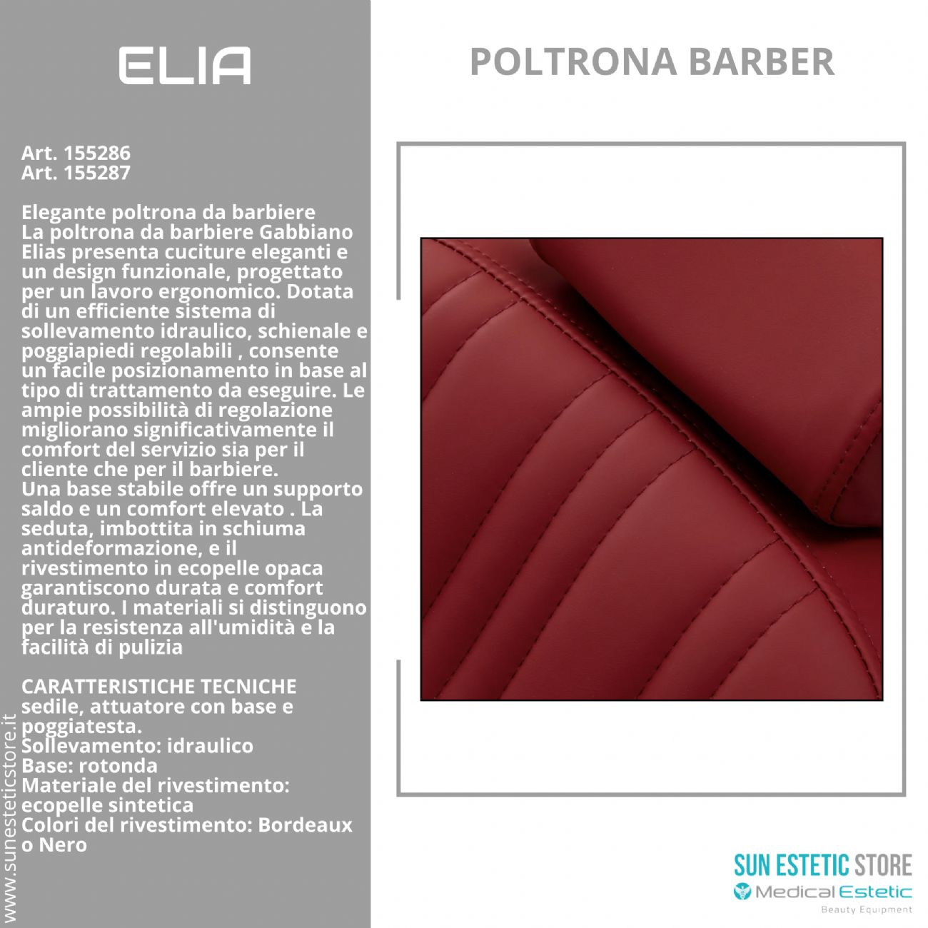 Elia Poltrona barbiere barber shop